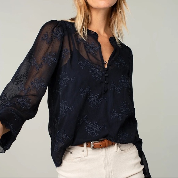 Lovestitch Lola Flutter Sleeve Top - Picture 1 of 10